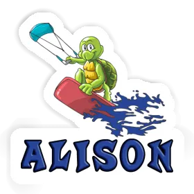 Kitesurfer Sticker Alison Image