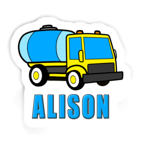 Alison Sticker Water Truck Image