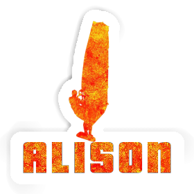 Sticker Alison Windsurfer Image