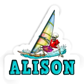 Sticker Surfer Alison Image