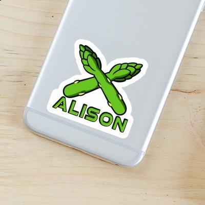 Sticker Alison Spargel Laptop Image