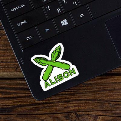 Sticker Alison Spargel Laptop Image