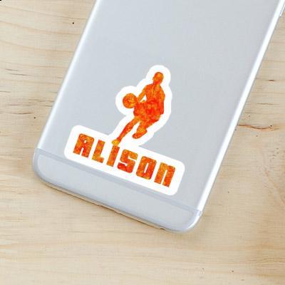 Aufkleber Basketballspieler Alison Notebook Image