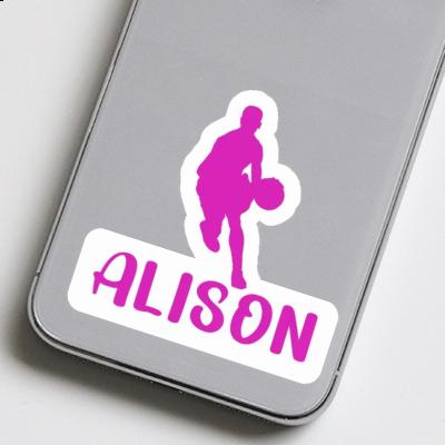 Sticker Alison Basketball Player Gift package Image