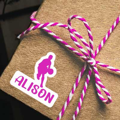 Sticker Basketballspieler Alison Gift package Image