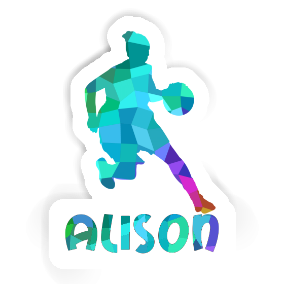 Sticker Alison Basketball Player Gift package Image