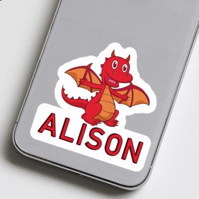 Autocollant Dragon Alison Image