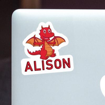 Autocollant Dragon Alison Notebook Image