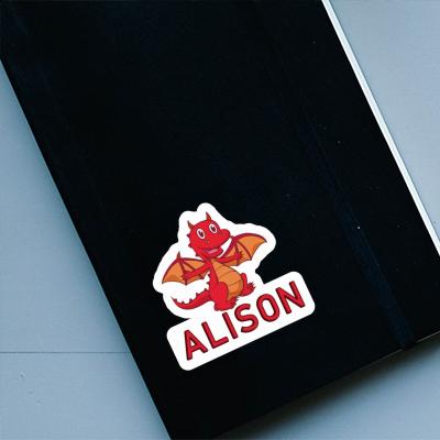 Autocollant Dragon Alison Laptop Image