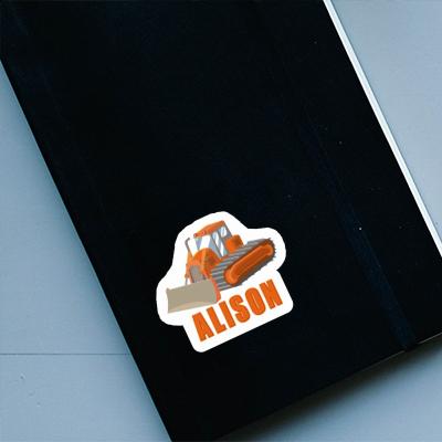 Sticker Excavator Alison Gift package Image