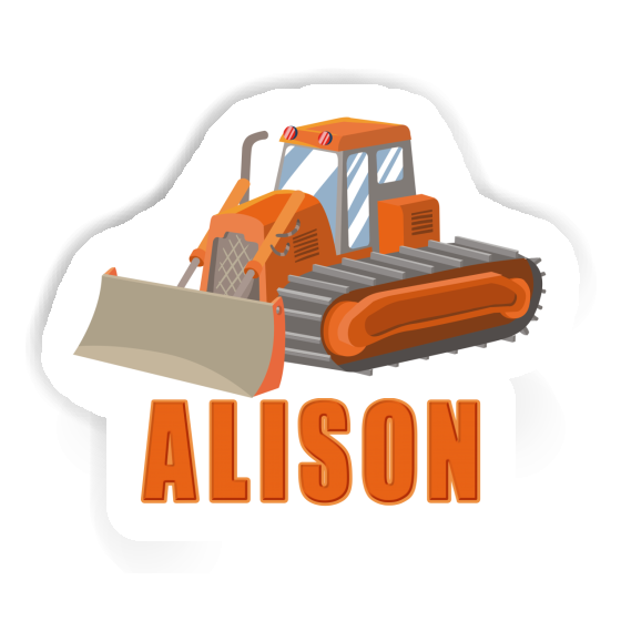 Sticker Excavator Alison Laptop Image