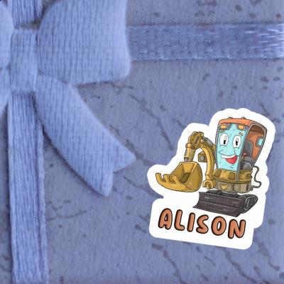 Kleiner Bagger Sticker Alison Laptop Image