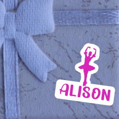 Alison Autocollant Ballerine Notebook Image