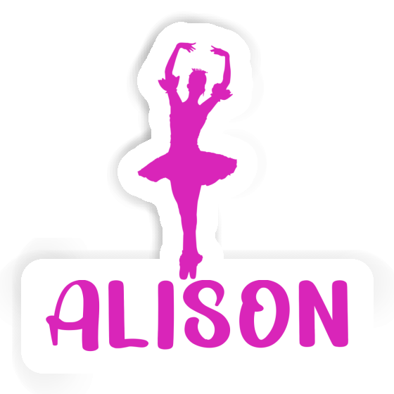 Alison Autocollant Ballerine Laptop Image