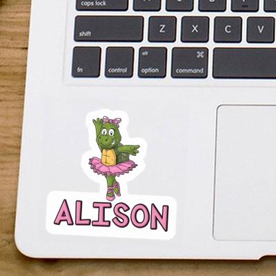 Sticker Ballerina Alison Laptop Image