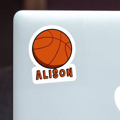 Sticker Alison Basketball Ball Gift package Image