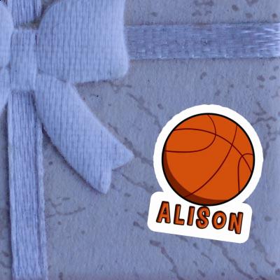 Basketball Sticker Alison Gift package Image