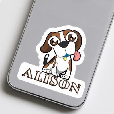 Alison Sticker Beagle Gift package Image