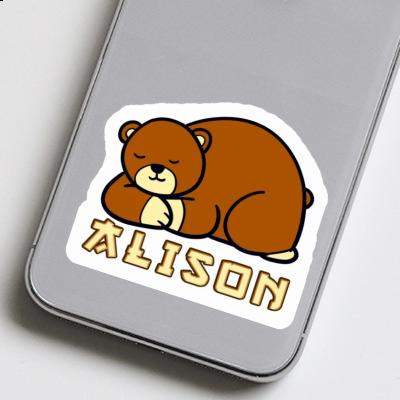 Sticker Alison Bear Laptop Image