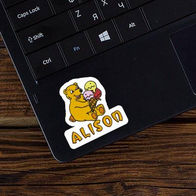 Sticker Alison Bear Image