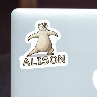 Alison Sticker Bear Image