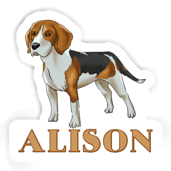 Alison Sticker Beagle Gift package Image