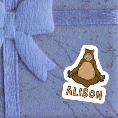 Alison Sticker Yoga-Bär Gift package Image