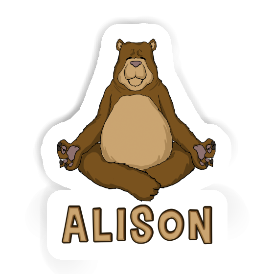 Alison Sticker Yoga-Bär Gift package Image