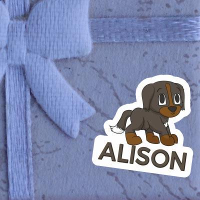 Alison Sticker Bernese Dog Notebook Image