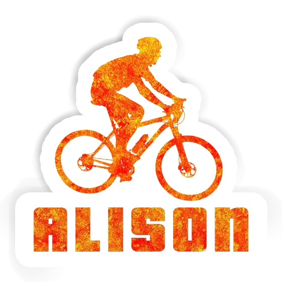 Sticker Alison Biker Laptop Image