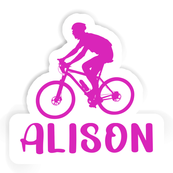 Biker Sticker Alison Notebook Image