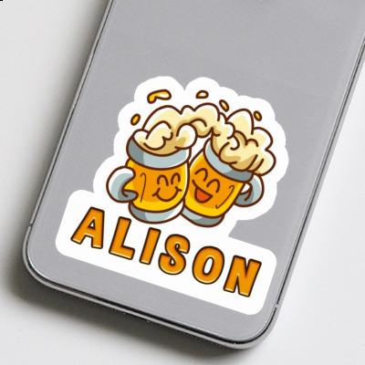 Alison Sticker Bier Laptop Image