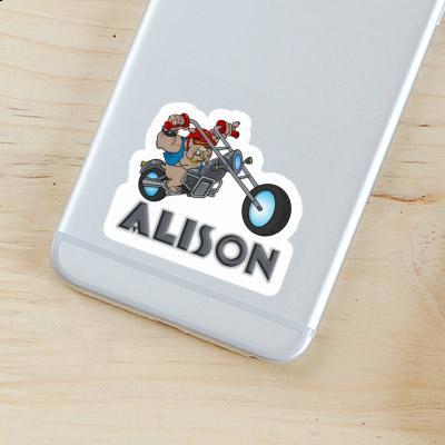 Aufkleber Alison Biker Laptop Image