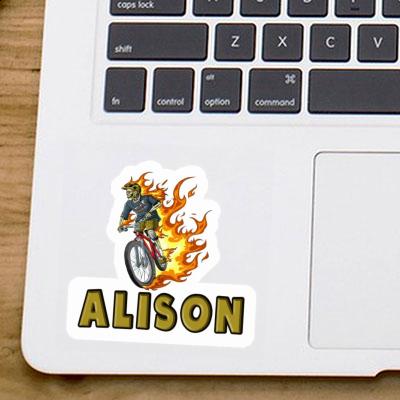 Biker Freeride Autocollant Alison Laptop Image