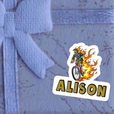 Biker Freeride Autocollant Alison Notebook Image