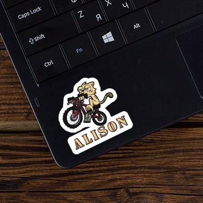 Sticker Bike Cat Alison Laptop Image