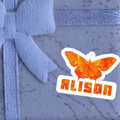 Sticker Butterfly Alison Laptop Image