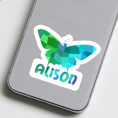 Schmetterling Sticker Alison Notebook Image