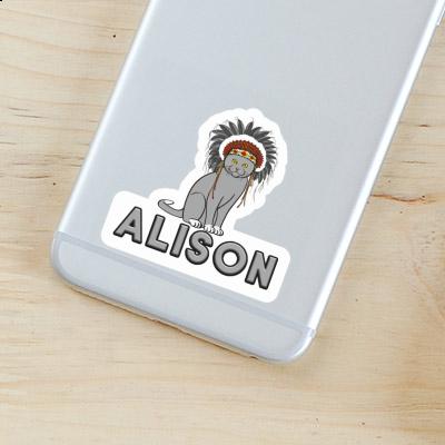 American Indian Sticker Alison Gift package Image