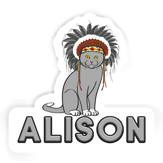 American Indian Sticker Alison Gift package Image