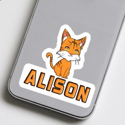 Kitten Sticker Alison Laptop Image