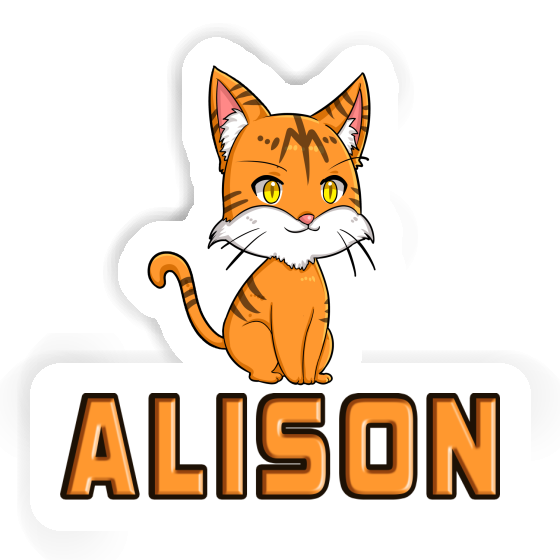 Kitten Sticker Alison Image