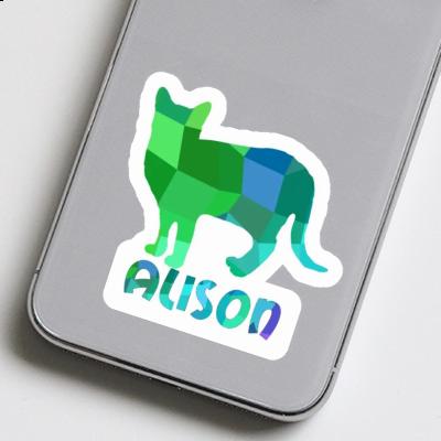 Sticker Alison Cat Image