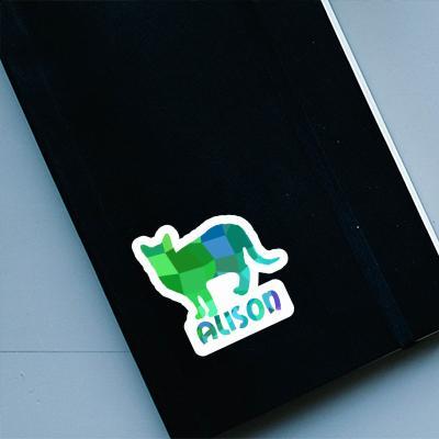 Sticker Alison Cat Gift package Image