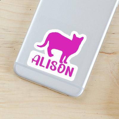 Aufkleber Katze Alison Gift package Image