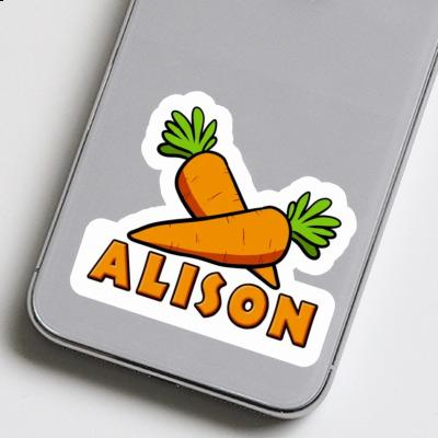 Carrot Sticker Alison Notebook Image