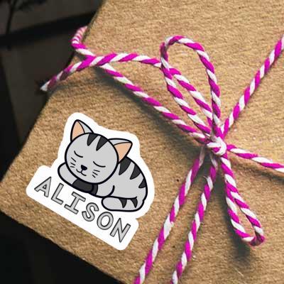 Alison Sticker Katze Gift package Image