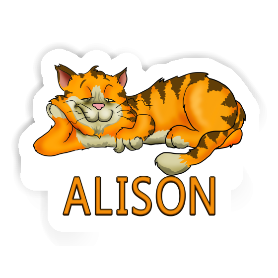 Katze Aufkleber Alison Image