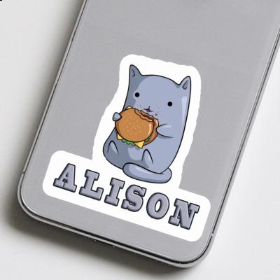 Aufkleber Alison Hamburger-Katze Gift package Image