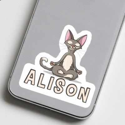 Sticker Alison Yoga Image